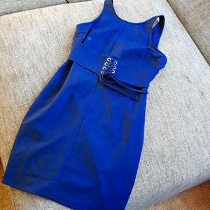 Navy cocktail dress